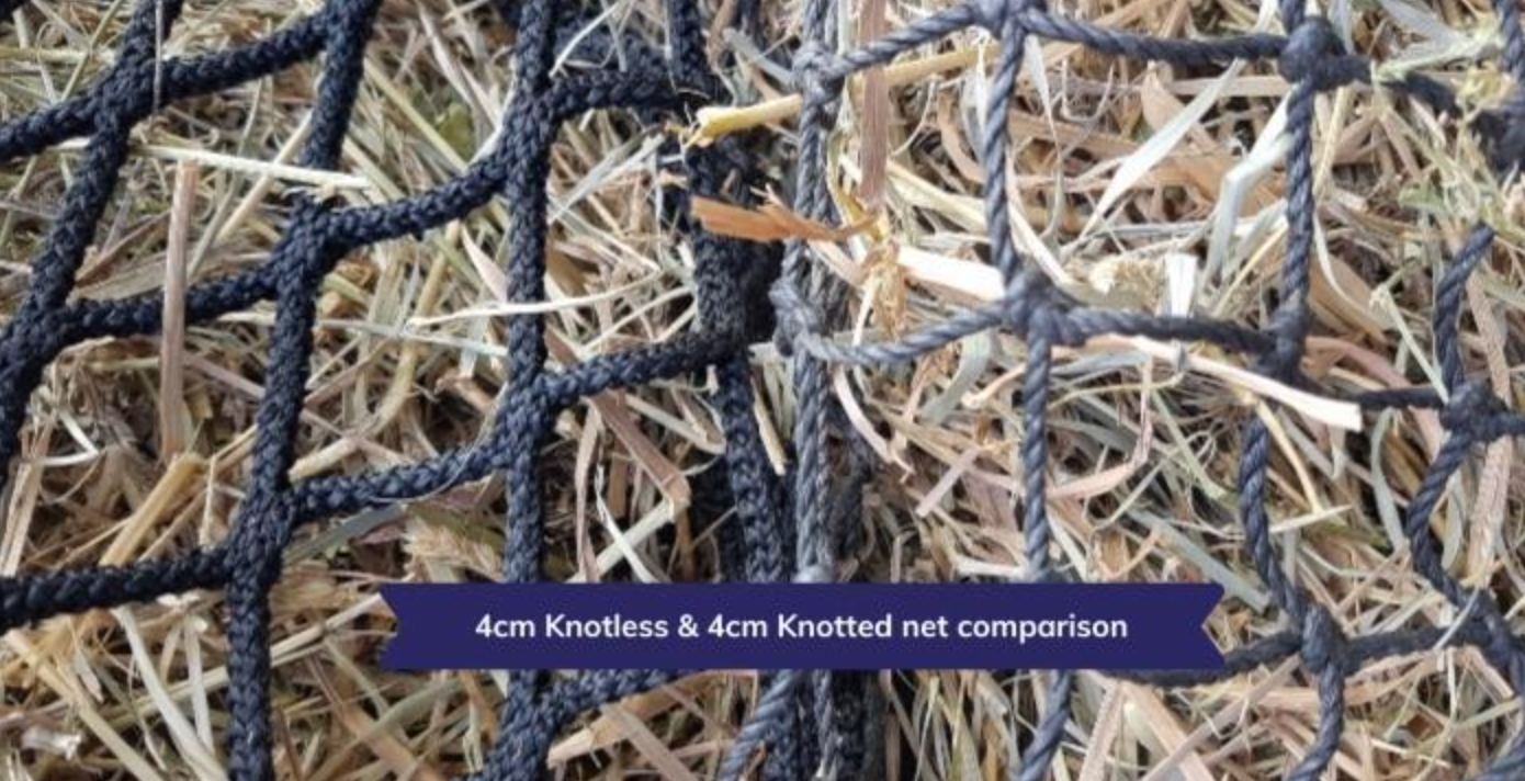 Gutzbusta knotted Slow feed 5x4 Round Bale nets