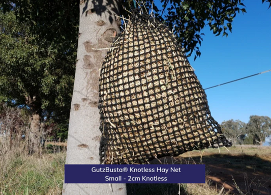 Gutzbusta Knotless Slow feed hay net - Small (2-3 Biscuits)