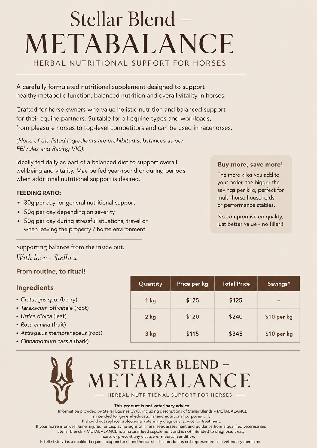 Stellar Blends - Metabalance